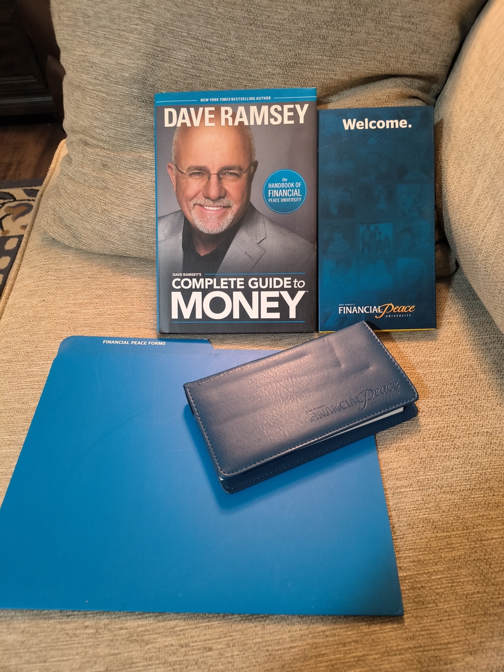 Financial Peace Blue Home Office Planner Set by Dave Ramsey